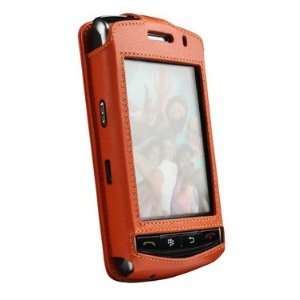  Sena 212811 Orange LeatherSkin Case for BlackBerry Storm 