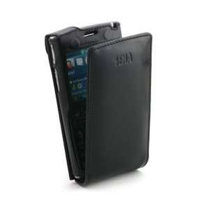  Sena 221001 Black Leather MagnetFlipper Case for Samsung 