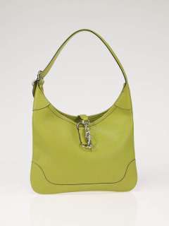 Hermes Chartreuse Chevre Leather 23cm Mini Trim II Bag  