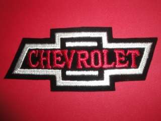   Stitched Patch Hat Jacket Chevy Bow Tie 5 Chevy Classic Logo  