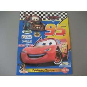  Disney Pixar Cars 95 Lightning Mcqueen Portfolio Folder 