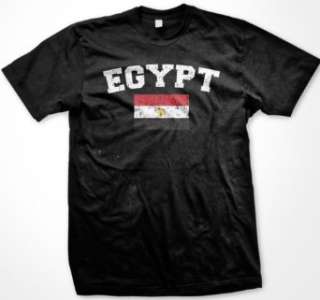  Egypt Flag International Soccer T shirt, Egyptian National 