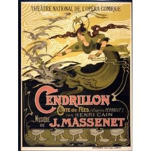  1899 Massenet opera Cendrillon,fairy godmother