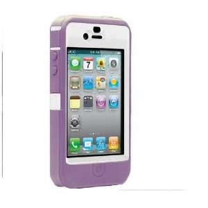   white Defender Case For iPhone 4 4G 4S with out cilp 