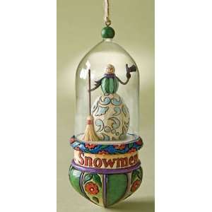 Jim Shore, Snowman Glass Dome Ornament