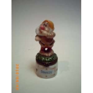  Sneezy Porcelain Hinged Box with lantern