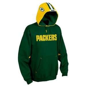  Green Bay Packers Nfl Helmet Hooded Fleece Pullover (Dark 