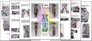 Petite Chinoise Fashion Pattern for Kaye Wiggs BJDs  