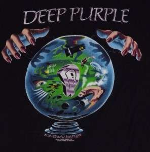 DEEP PURPLE Slaves And Masters Tour 1990 T Shirt(XL)Pre owned Concert 