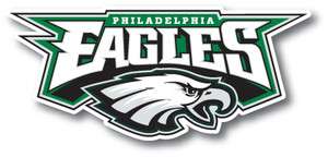 Philadelphia Eagles Vinyl Die cut Decal / Sticker ** 3 Sizes **  