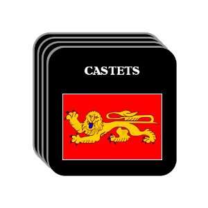  Aquitaine   CASTETS Set of 4 Mini Mousepad Coasters 