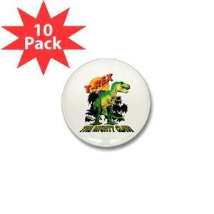   Mini Button (10 Pack) T Rex Dinosaur The Mighty Claw 