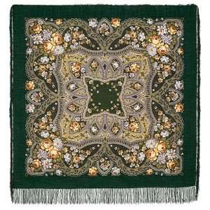  100% Pavlovo Posad Shawl The Festival of the Protection 