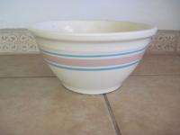 McCoy Oven Ware Mixing Bowl 10 Vintage Striped  