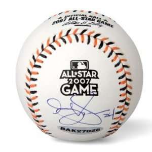 Grady Sizemore Signed 2007 All Star Game Baseball UDA  