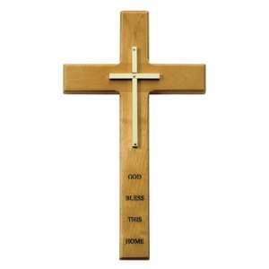10 Personalized Cross House Blessing Maple Wood Cross  