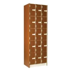  Small Instrument Lockers with Solid Doors 15 Compartments 