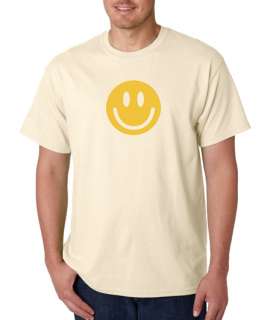 Smiley Face Funny 100% Cotton Tee Shirt  
