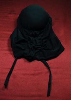 Cotton Under Scarf Hijab Bonnet Hump&Bun Style Black  