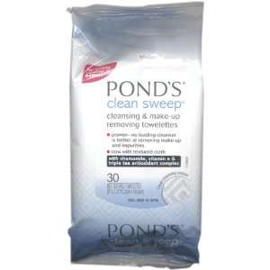 Original Clean Wet Cleansing Towelettes Ponds 30 Pc Towelettes For 