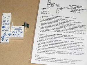 NEW ITW Linx UP2B 235F, 66 Block Phone Protector/Fuse  