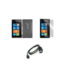 Nokia Lumia 900 (AT&T) Premium Combo Pack   Smoke Colored 