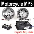 Anti theft Remote Motorcycle Motorbike  Speaker Stereo Audio System 
