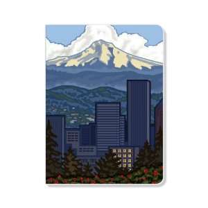  ECOeverywhere Portland Skyline Journal, 160 Pages, 7.625 x 