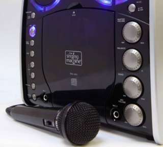 Singing Machine SML 383 Portable CDG Player Karaoke Machine Black 