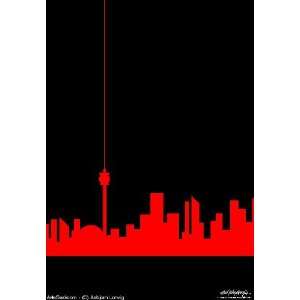   Artist Asbjorn Lonvig   55 Inches x 79 Inches   Toronto Skyline Home