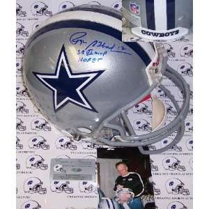  Signed Roger Staubach Helmet   Authentic Sports 