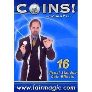  Lair, Coins   Close up Instructional Magic Trick D Toys & Games