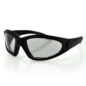   Texas Matte Black Frame With Clear Lens Closed Cell Foam Sunglasses