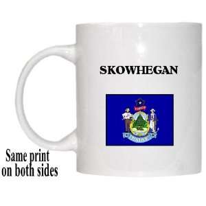  US State Flag   SKOWHEGAN, Maine (ME) Mug 