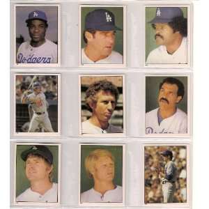 com Los Angeles Dodgers 1981 Topps Baseball Stickers Team Set (Steve 