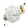 Lamp holder E27 to E27 Sound control Light Bulb Adapter  