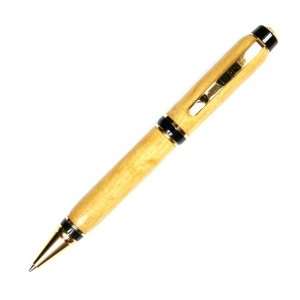  Cigar Twist Pen   24kt Gold   Yellowheart