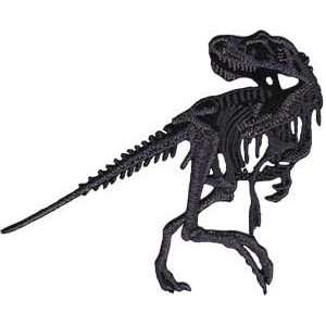  Dinosaurs Dino T Rex Skeleton Embroidered Iron On Applique 