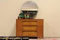 Art Deco Chest or Dresser, Swivel Mirror  