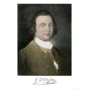  George Mason of Virginia, with His Signature Premium 