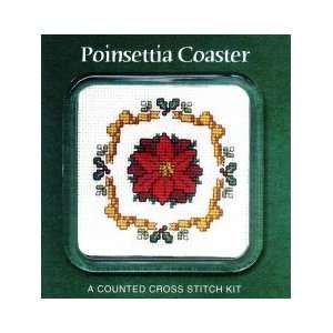  Textile Heritage Coaster Counted Cross Stitch Kit 