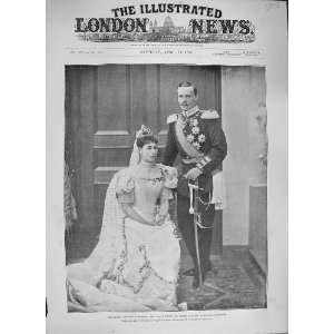  1894 ROYAL WEDDING COBURG GRAND DUKE HESSE DARMSTADT