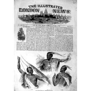  1846 KAFFIR CHIEFS COBUS CONGO NEGRIMMO UMKEL NATIVES 