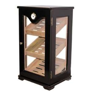  75 100 Cigar Upright Wooden Display Humidor with 