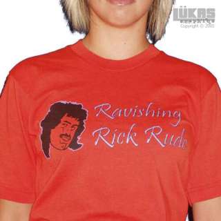 Ravishing Rick Rude wrestling 1980s WWF boxing t shirt  