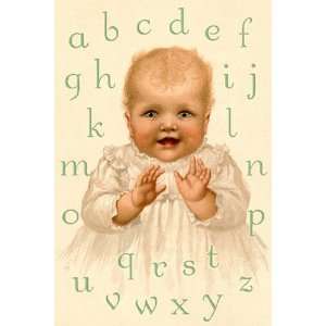  Sweeties Alphabet by Ida Waugh 12x18