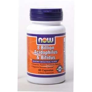  NOW Foods   8 Billion Acidophilus & Bifidus 60 vcaps 