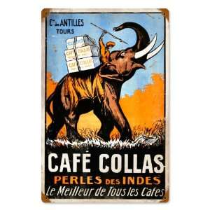  Cafe Collas Home and Garden Vintage Metal Sign   Victory 
