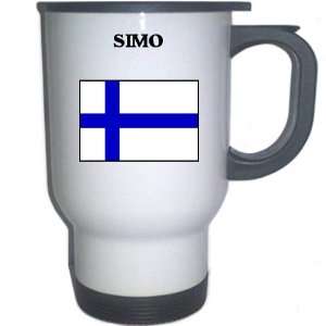  Finland   SIMO White Stainless Steel Mug Everything 
