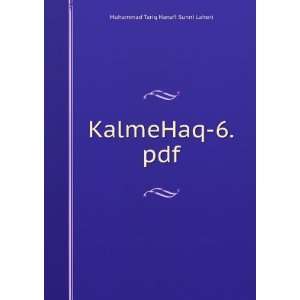  KalmeHaq 6.pdf Muhammad Tariq Hanafi Sunni Lahori Books
